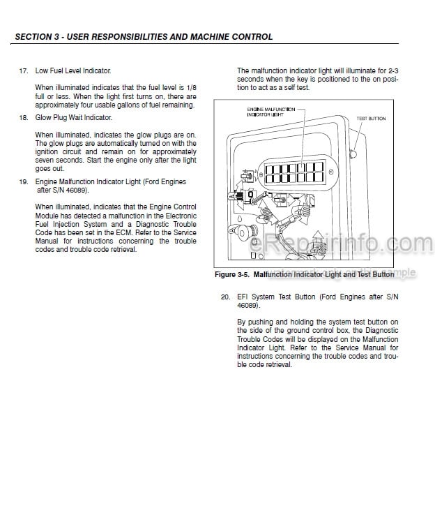 Photo 5 - JLG 450A 450AJ Operators And Safety Manual Boom Lift