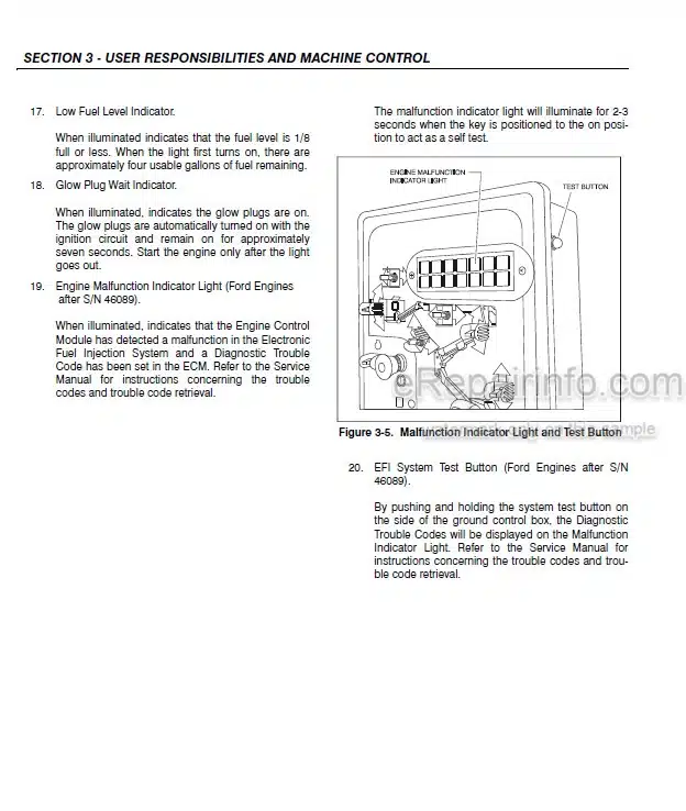 Photo 3 - JLG 450A 450AJ Operators And Safety Manual Boom Lift