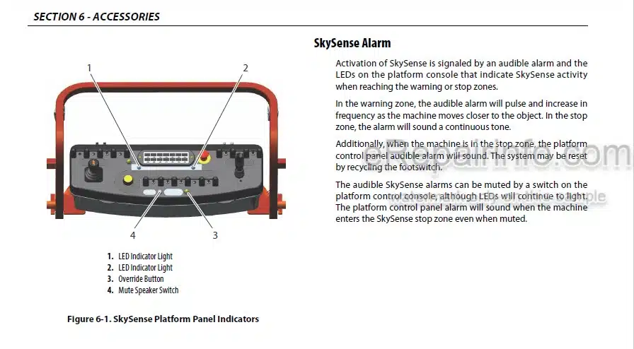 Photo 1 - JLG 450A 450AJ PVC2007 Operation And Safety Manual Boom Lift
