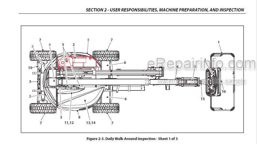 Photo 4 - JLG 450A 450AJ Series II Operation And Safety Manual Boom Lift SN