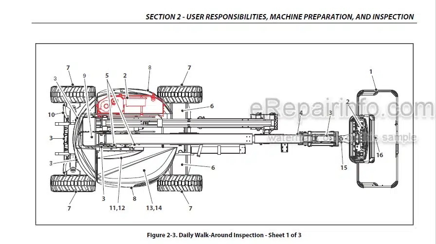 Photo 4 - JLG 450A 450AJ Series II Operation And Safety Manual Boom Lift SN