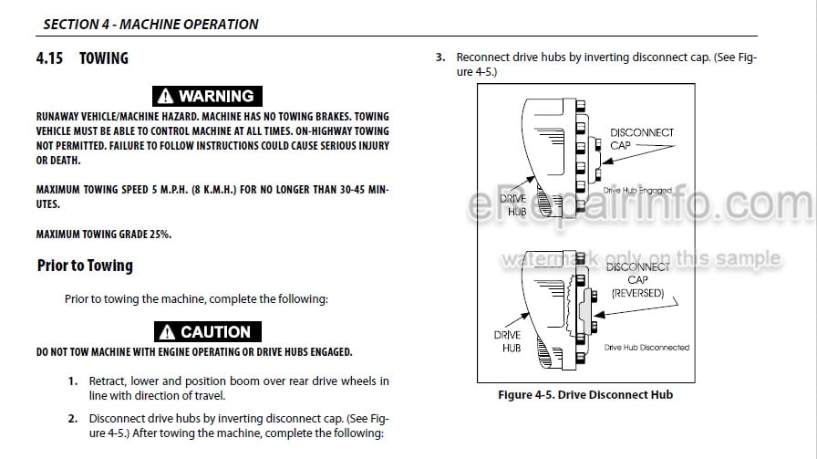 Photo 3 - JLG 510AJ Series II Operation And Safety Manual Boom Lift