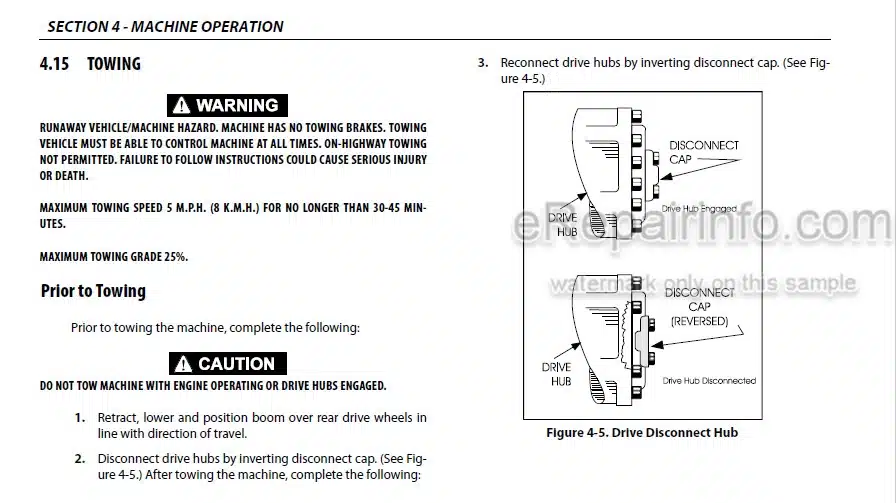 Photo 3 - JLG 510AJ Series II Operation And Safety Manual Boom Lift
