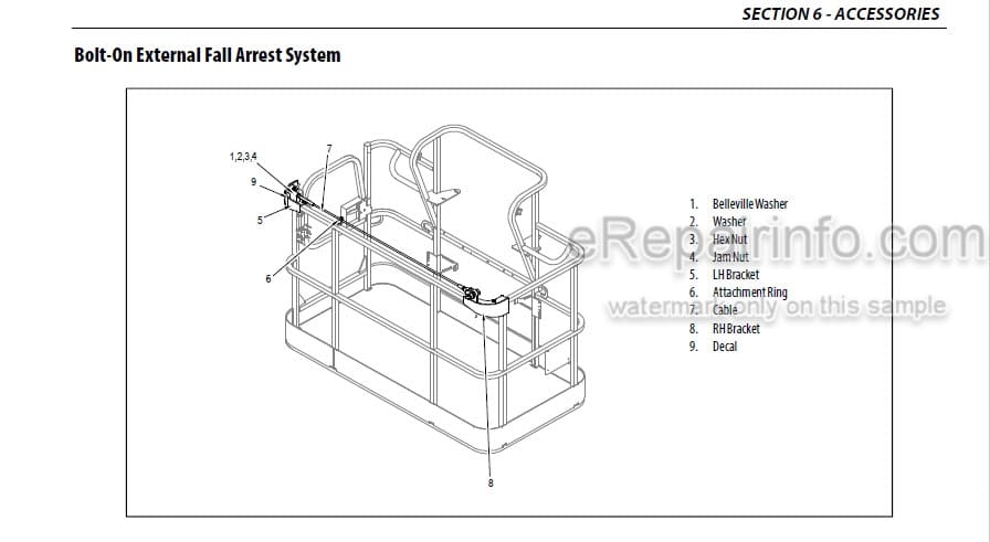 Photo 4 - JLG 600AJ HC3 PVC2001 Operation And Safety Manual Boom Lift