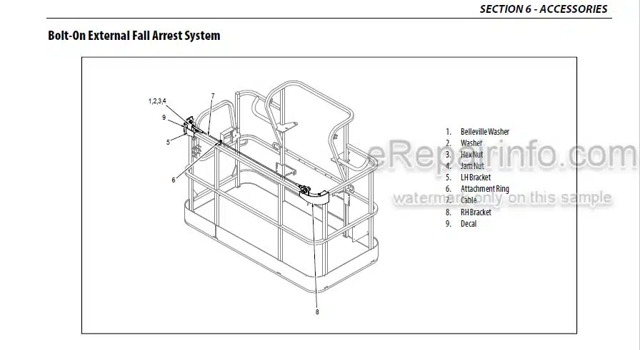 Photo 4 - JLG 600AJ HC3 PVC2001 Operation And Safety Manual Boom Lift