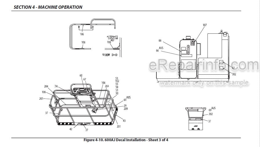 Photo 4 - JLG 600AJ PVC2007 Operation And Safety Manual Boom Lift