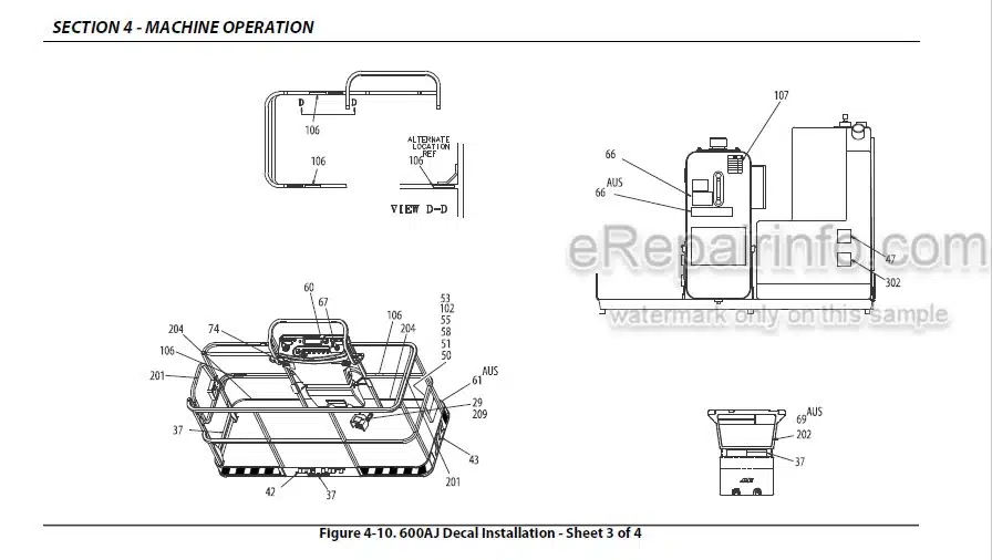 Photo 4 - JLG 600AJ PVC2007 Operation And Safety Manual Boom Lift
