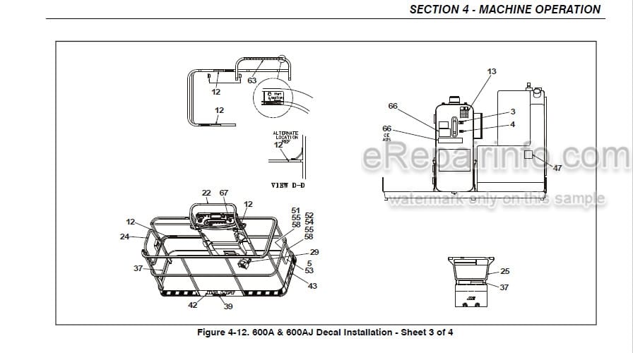 Photo 8 - JLG 600A 600AJ Operation And Safety Manual Boom Lift