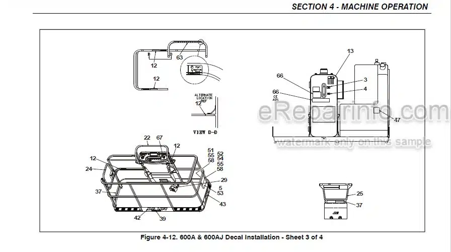 Photo 5 - JLG 600A 600AJ Operation And Safety Manual Boom Lift
