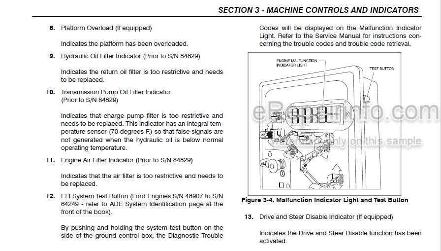 Photo 4 - JLG 600A 600AJ Operation And Safety Manual Boom Lift