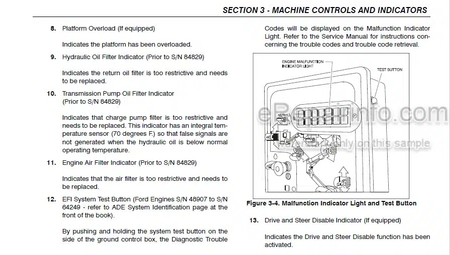 Photo 4 - JLG 600A 600AJ Operation And Safety Manual Boom Lift