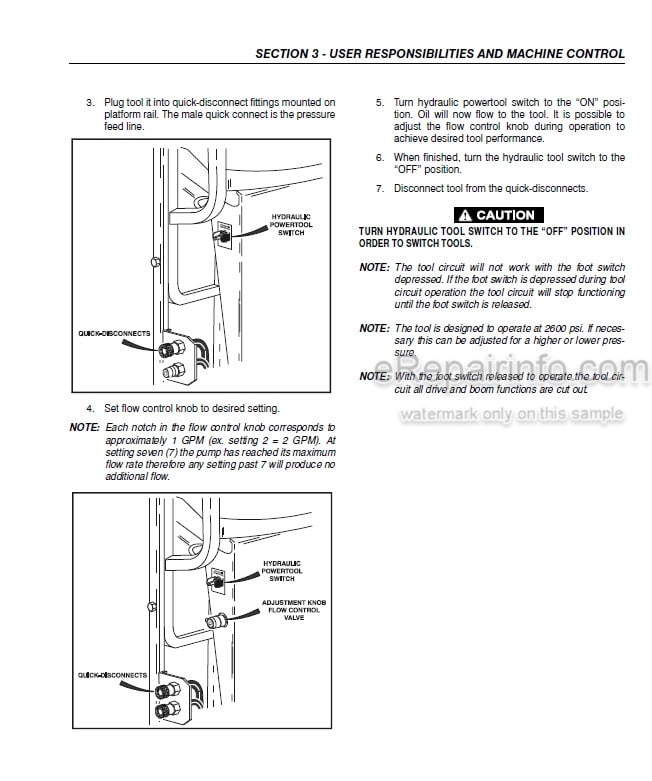 Photo 12 - JLG 600SC 600SJC 660SJC Operators And Safety Manual Boom Lift