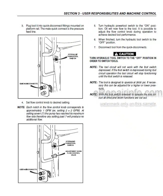 Photo 12 - JLG 600SC 600SJC 660SJC Operators And Safety Manual Boom Lift