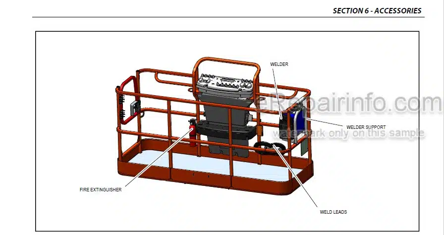 Photo 6 - JLG 600S 660SJ Operation And Safety Manual Boom Lift SN1