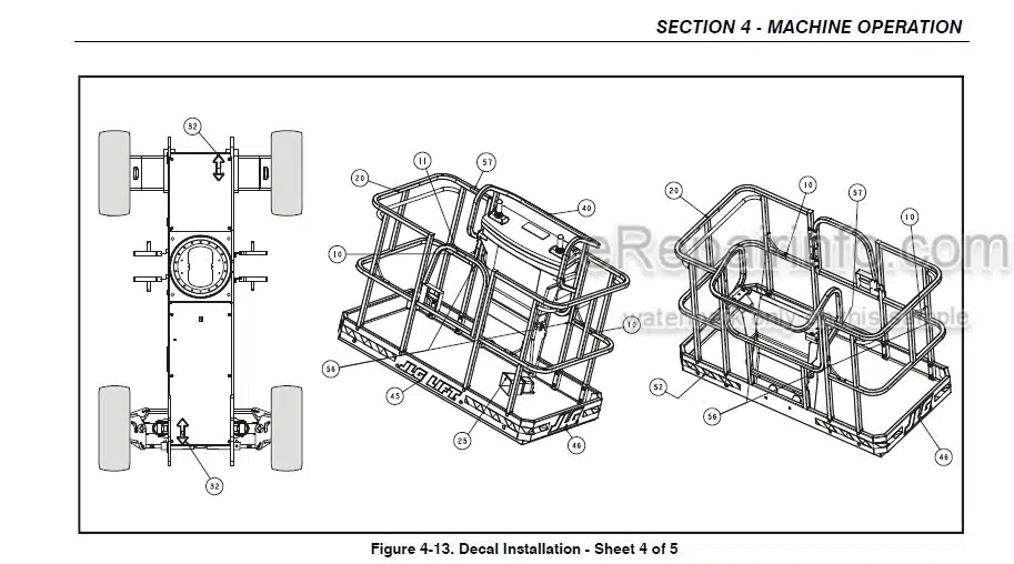 Photo 4 - JLG 740AJ Operation And Safety Manual Boom Lift