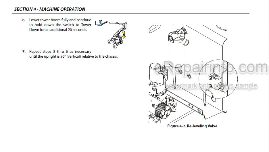 Photo 1 - JLG 740AJ Operation And Safety Manual Boom Lift SN