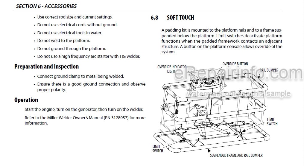 Photo 9 - JLG 800S 810SJ 860SJ Operation And Safety Manual Boom Lift