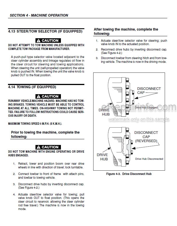 Photo 3 - JLG 80HX 80HX-6 Operation And Safety Manual Boom Lift