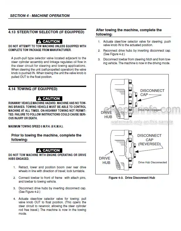 Photo 3 - JLG 80HX 80HX-6 Operation And Safety Manual Boom Lift