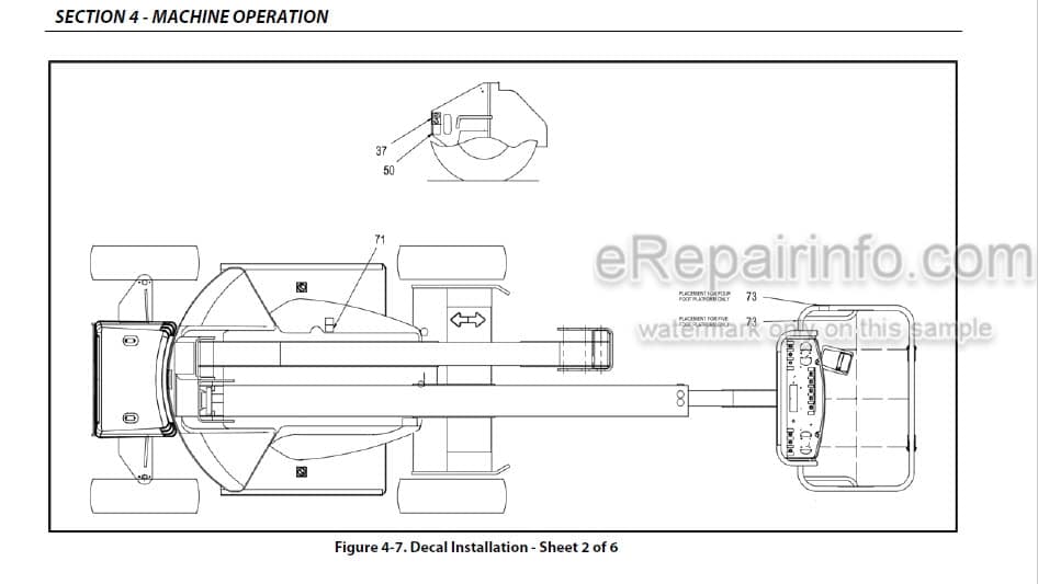 Photo 2 - JLG E400A Narrow To M400AJP Narrow Operation And Safety Manual Boom Lift SN2