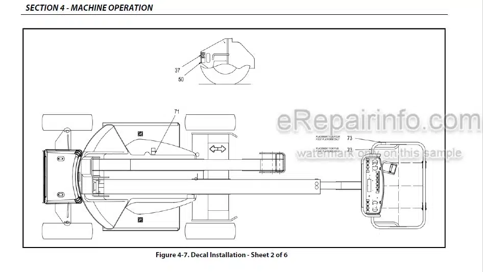 Photo 2 - JLG E400A Narrow To M400AJP Narrow Operation And Safety Manual Boom Lift SN2