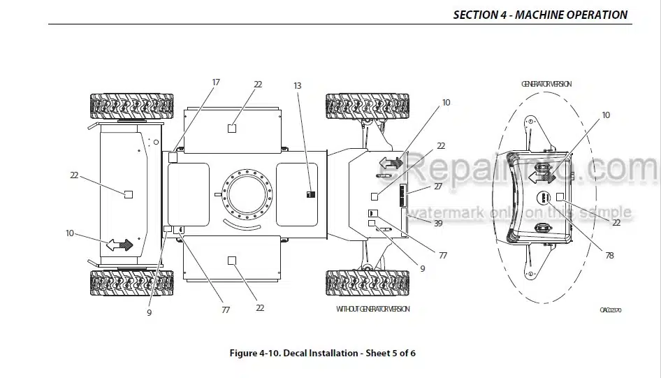 Photo 2 - JLG E450AJ PVC2001 Operation And Safety Manual Boom Lift