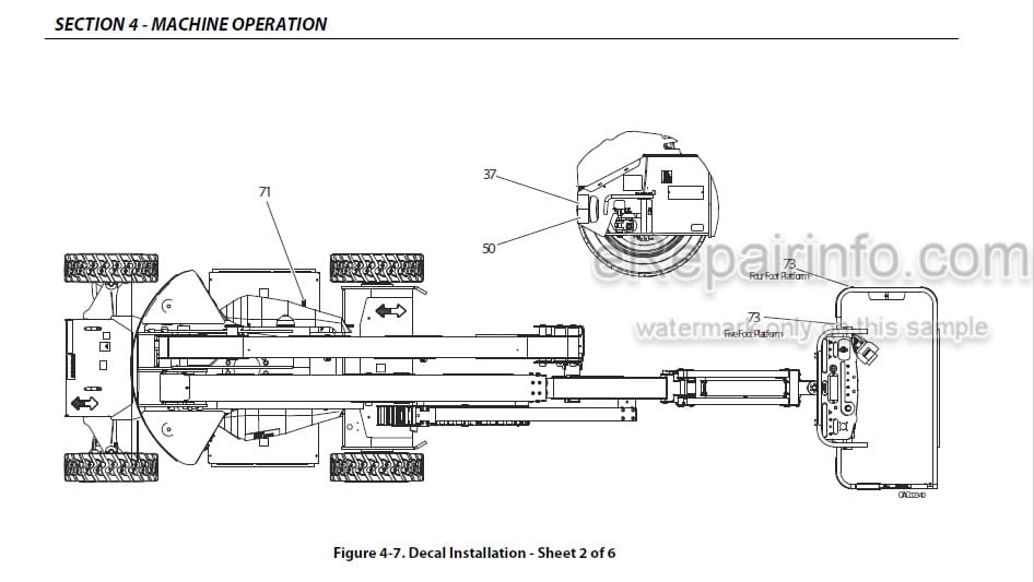 Photo 4 - JLG E450AJ PVC2007 Operation And Safety Manual Boom Lift