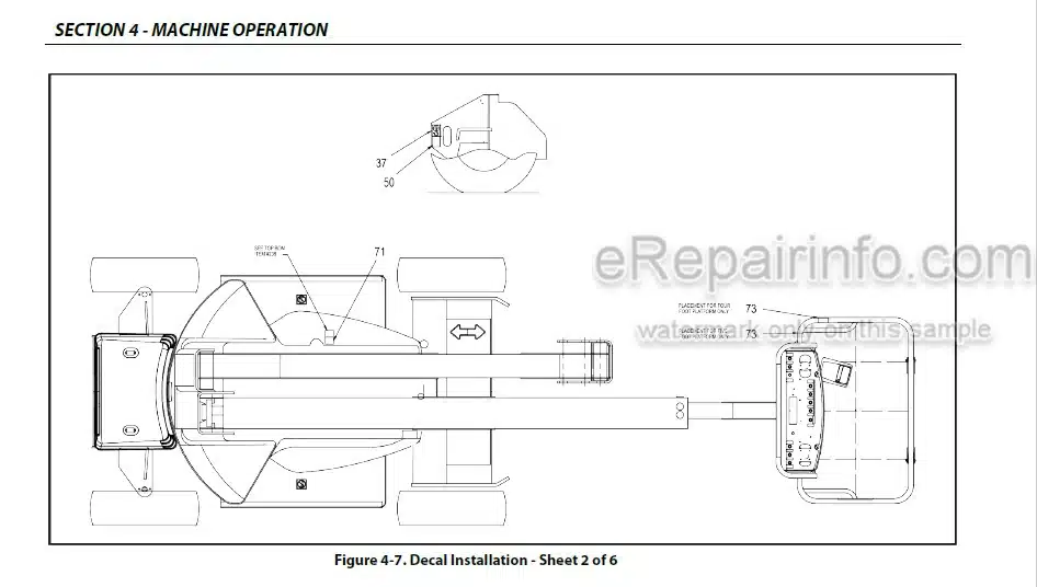 Photo 1 - JLG E450A E450AJ M450AJ Operation And Safety Manual Boom Lift SN3