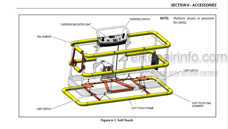 Photo 3 - JLG EC600SJ H600SJ EC600SJP H600SJP PVC2001 Operation And Safety Manual Boom Lift