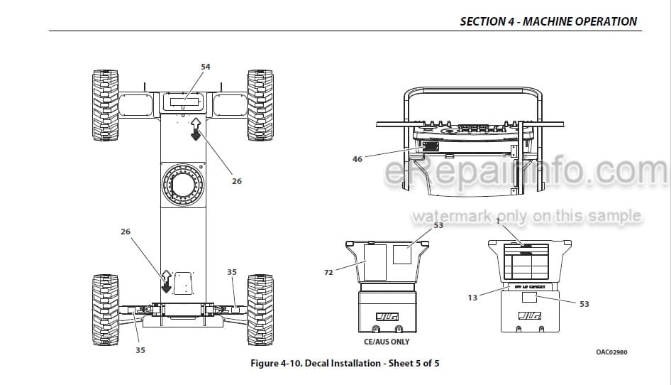 Photo 4 - JLG EC600SJ H600SJ EC600SJP H600SJP PVC2007 Operation And Safety Manual Boom Lift