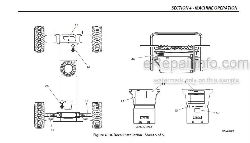 Photo 4 - JLG EC600SJ H600SJ EC600SJP H600SJP PVC2007 Operation And Safety Manual Boom Lift