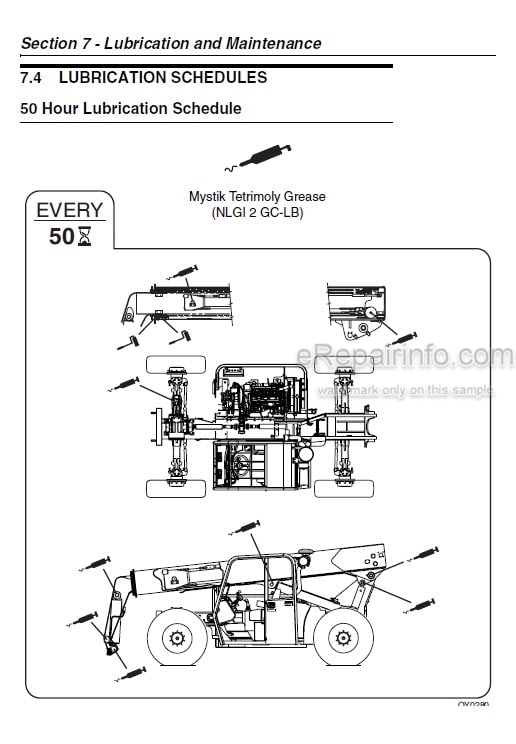 Photo 4 - JLG G6-42P Operator And Safety Manual Telehandler 31200148