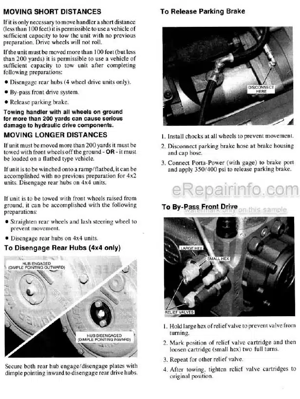 Photo 7 - JLG Gradall 522 To 534C-6 Operation And Lubrication Manual Telehandler 9108-4374