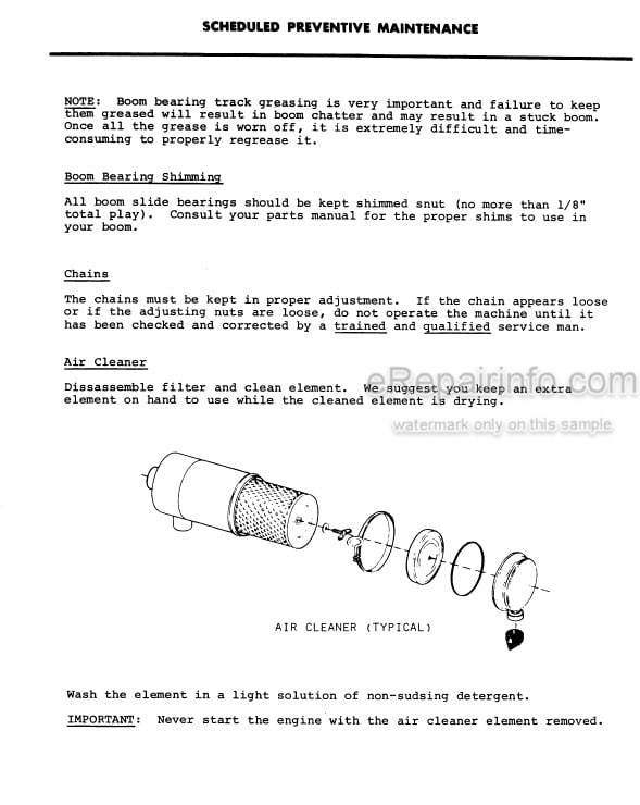Photo 5 - JLG Gradall Loed 534B Operation And Lubrication Manual Telehandler 9100-3023 SN1