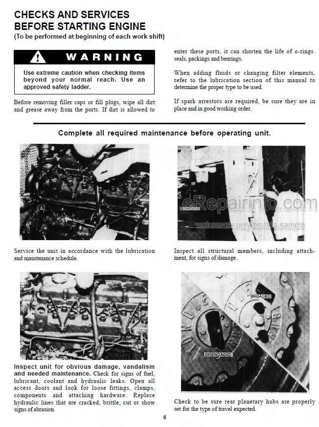 Photo 7 - JLG Gradall Loed 534B Operation And Lubrication Manual Telehandler 9103-1148 SN2