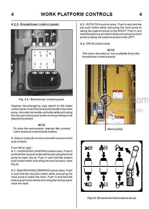 Photo 5 - JLG Grove Toucan 800 800A 800DI Operation And Safety Manual Mast Boom Lift