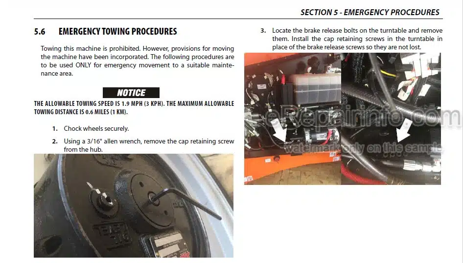 Photo 3 - JLG H340AJ Operation And Safety Manual Boom Lift