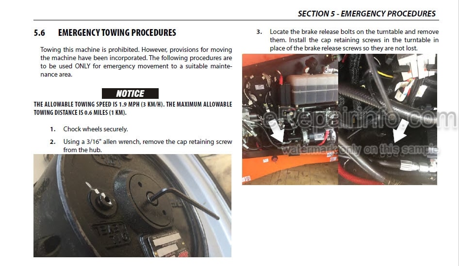 Photo 1 - JLG H340AJ PVC2001 Operation And Safety Manual Boom Lift