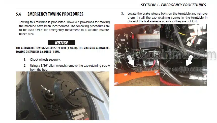 Photo 1 - JLG H340AJ PVC2007 Operation And Safety Manual Boom Lift