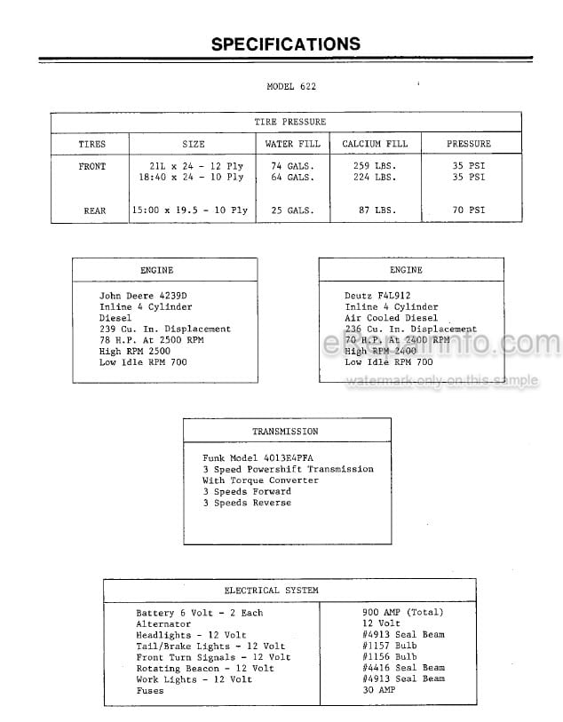 Photo 4 - JLG Lull 522 522-4 622 622-4 824 Operators And Safety Manual Telehandler 10709977