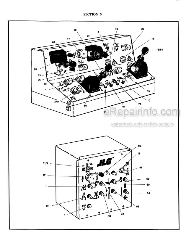 Photo 6 - JLG LSS Operation Safety Service Parts Manual Supplement Boom Lift Load Sensing System