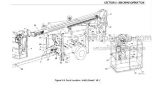 Photo 2 - JLG T350 T500J PVC2001 Operation And Safety Manual Trailer Mounted Boom Lift