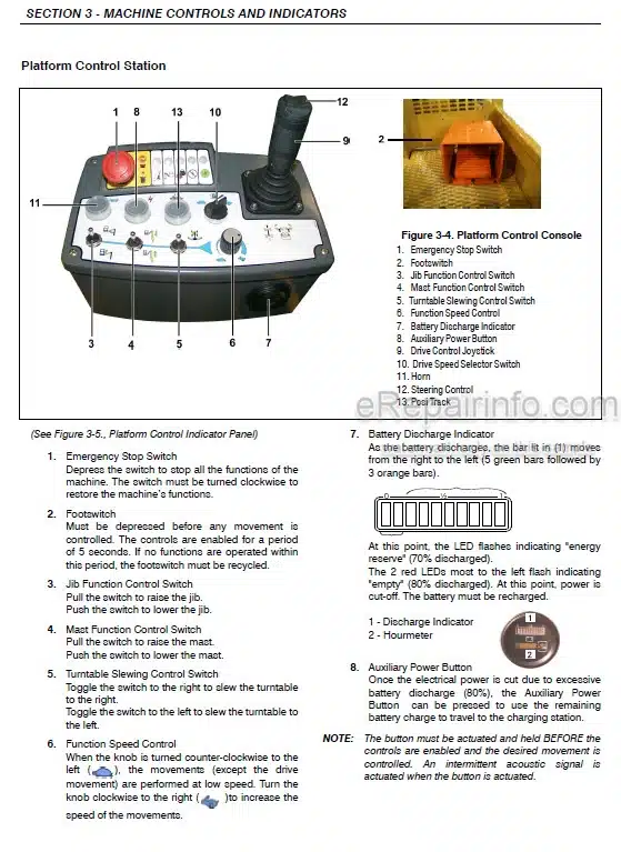 Photo 5 - JLG Toucan 1010 Operation And Safety Manual Mast Boom Lift MA0236-02 Australia New Zealand Models