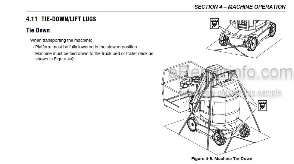 Photo 4 - JLG Toucan 10E 26E Operation And Safety Manual Mast Boom Lift