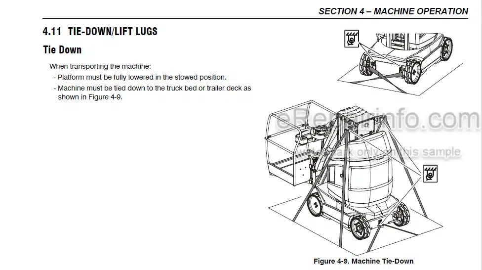 Photo 4 - JLG Toucan 10E 26E Operation And Safety Manual Mast Boom Lift