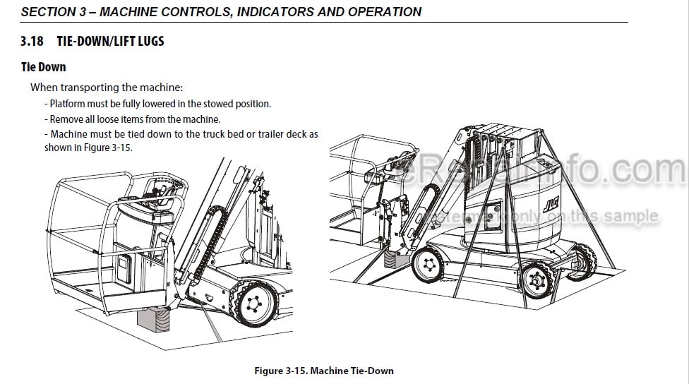 Photo 3 - JLG Toucan 12E Operation And Safety Manual Mast Boom Lift
