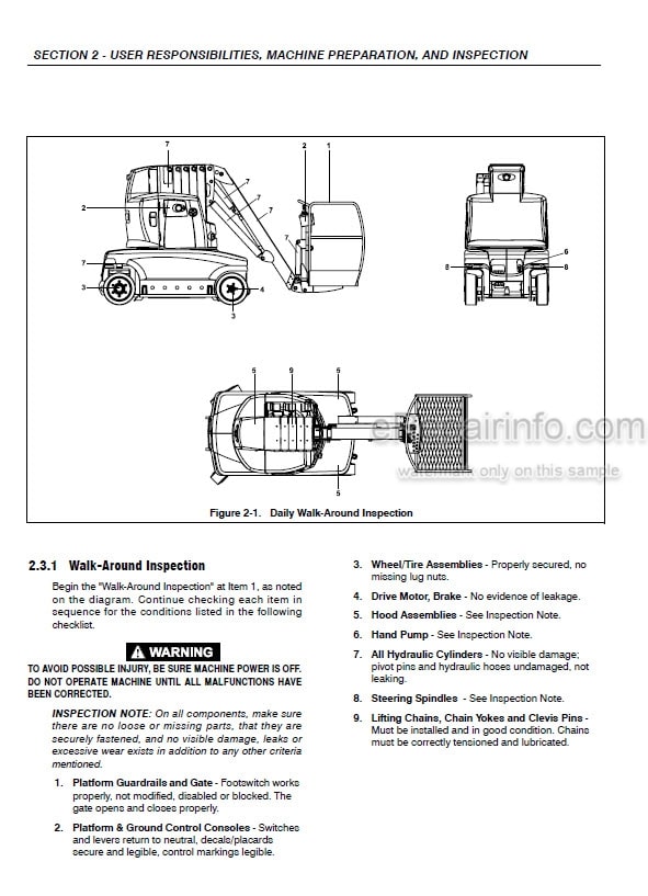 Photo 3 - JLG Toucan E33MJ Operation And Safety Manual Mast Boom Lift