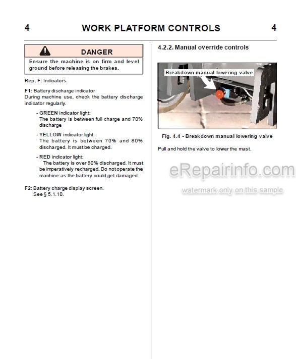 Photo 10 - JLG Toucan Junior 6A 6ADI 8 8DI Operation And Safety Manual Mast Boom Lift