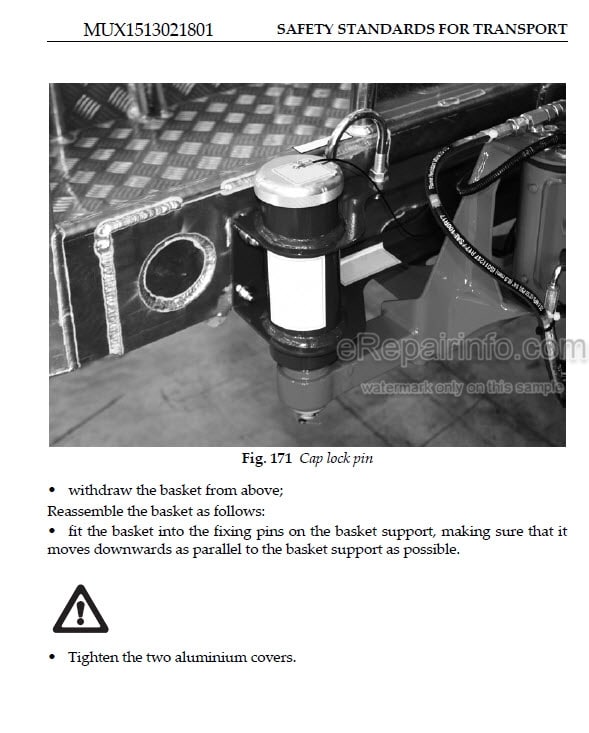 Photo 6 - JLG X14J Operator Safety Maintenance And Service Manual Boom Lift