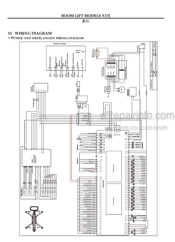 Photo 4 - JLG X17J Operation Safety Maintenance And Service Manual Boom Lift